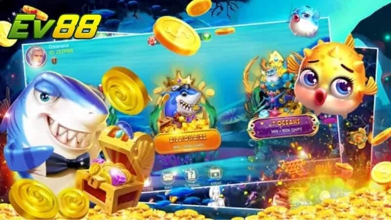 Các game bắn cá nổi bật tại TP EV88